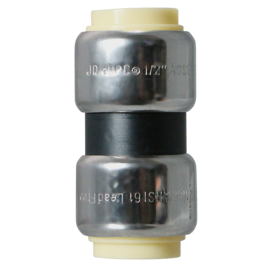 1/2 Inch Push-to-Connect Coupling PPSU, Plastic