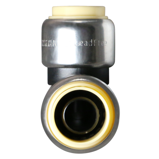 3/4 Inch Push-to-Connect Elbow, PPSU, Plastic