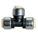 1/2 Inch Push-to-Connect Tee, PPSU, Plastic