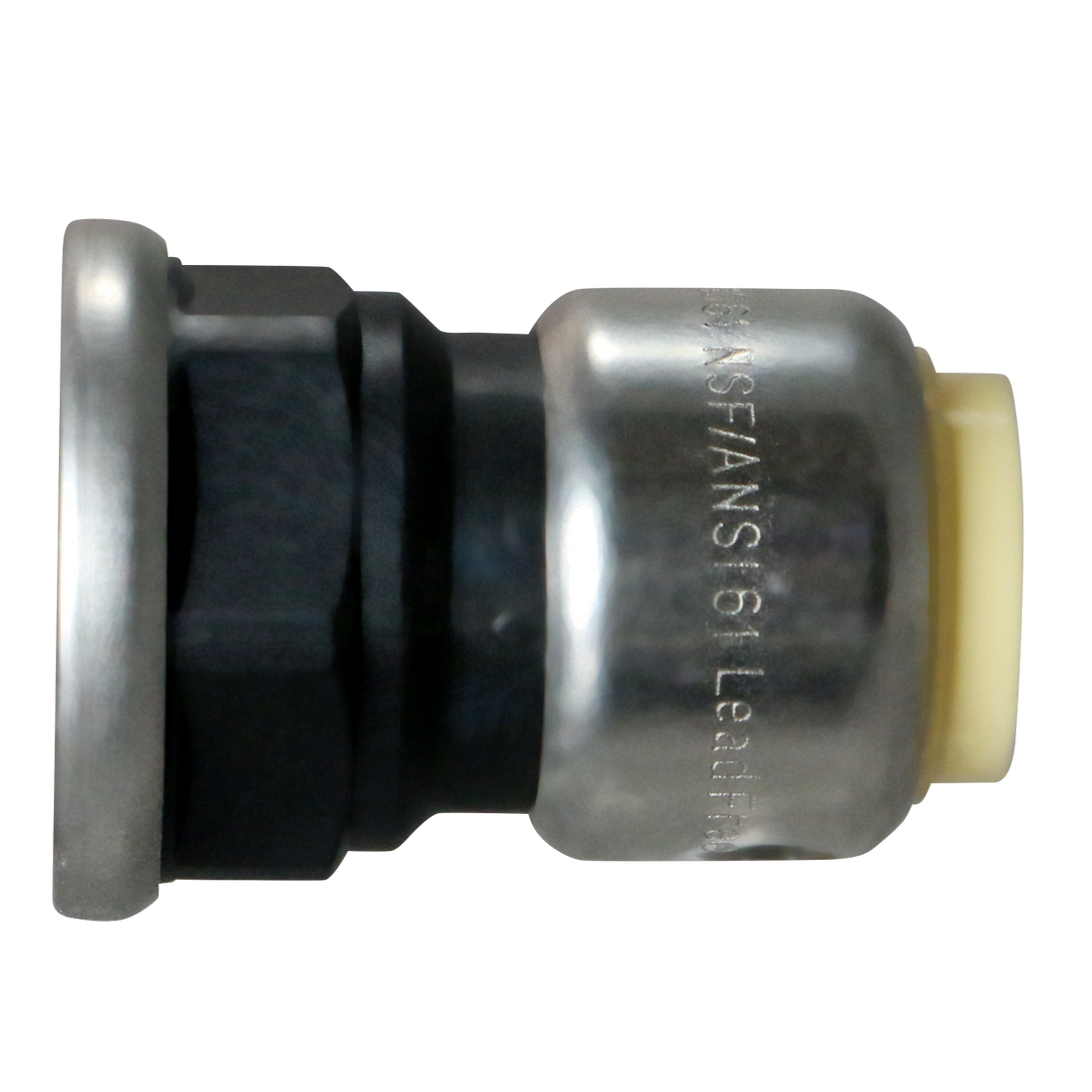 1/2 Inch Push-to-Connect Female Adapter, PPSU, Plastic