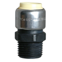 1/2 Inch Push-to-Connect Male Adapter, PPSU, Plastic