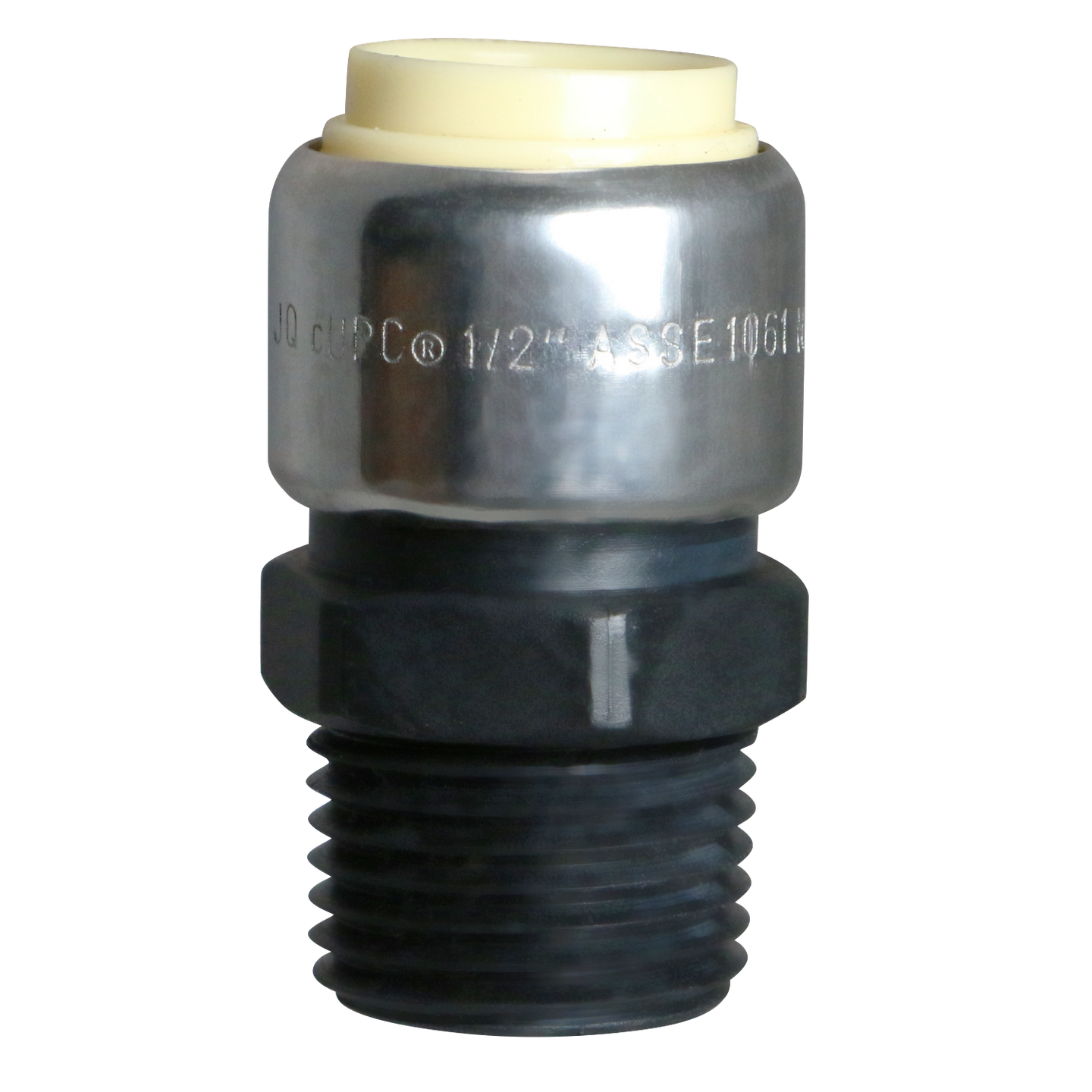 1/2 Inch Push-to-Connect Male Adapter, PPSU, Plastic