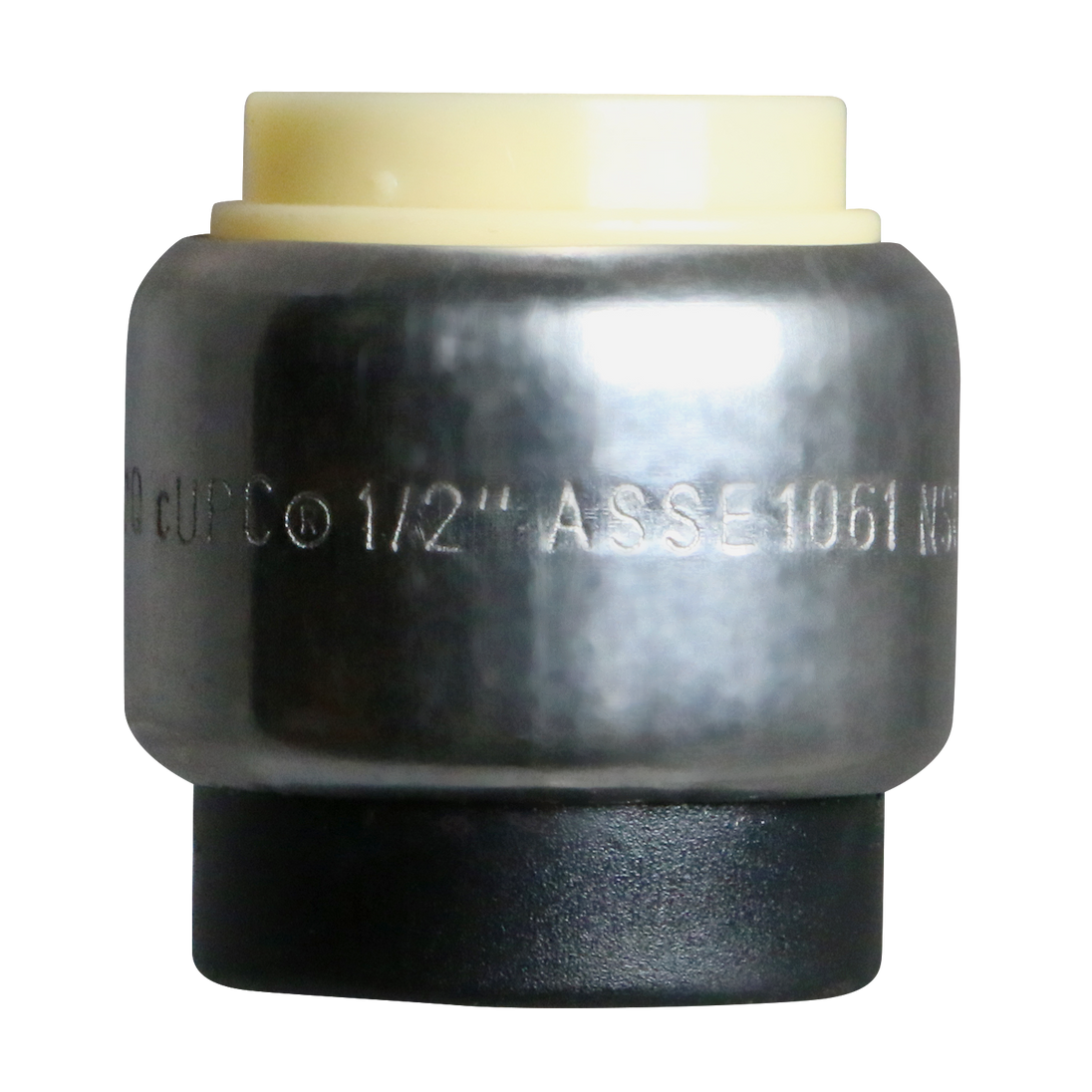 1/2 Inch Push-to-Connect Cap, PPSU, Plastic