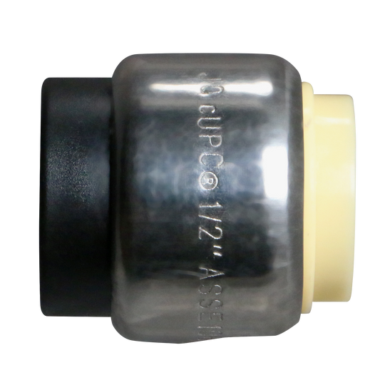 1/2 Inch Push-to-Connect Cap, PPSU, Plastic