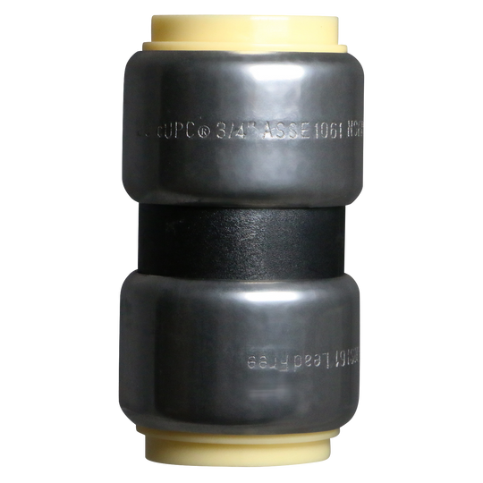 3/4 Inch Push-to-Connect Coupling, PPSU, Plastic
