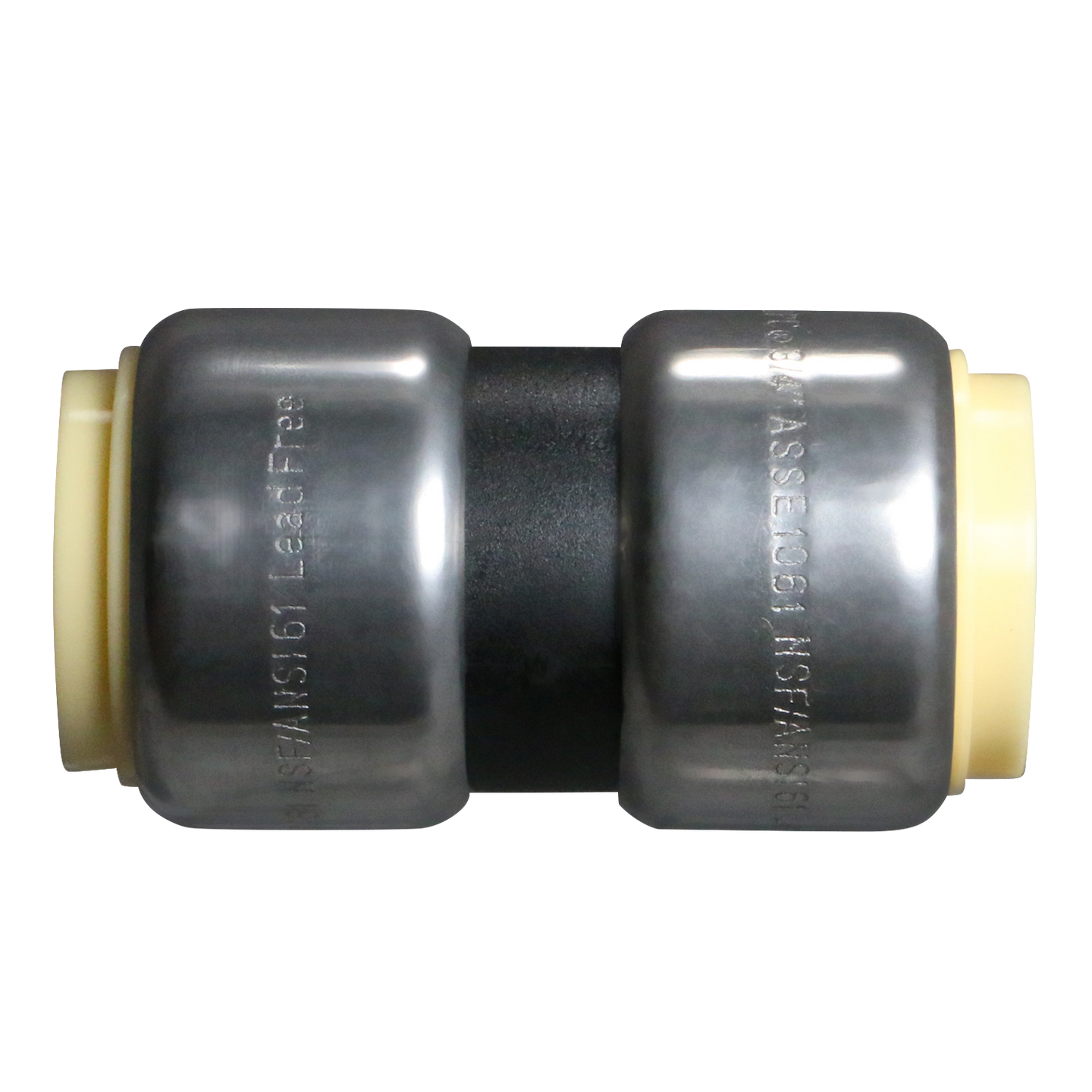 3/4 Inch Push-to-Connect Coupling, PPSU, Plastic