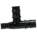 Pex-A Expansion 3/4 Inch x 1/2 Inch x 3/4 Inch Poly Tee