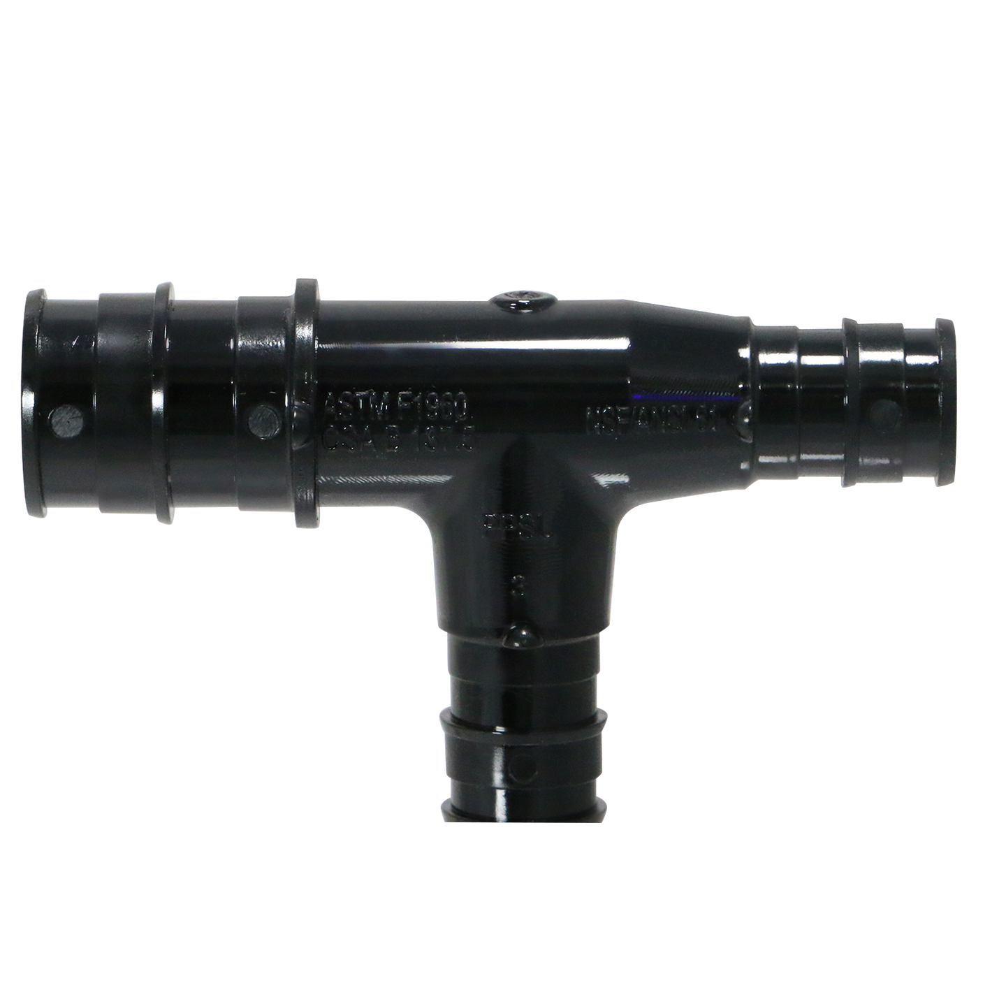 Pex-A Expansion 3/4 Inch x 1/2 Inch x 1/2 Inch Poly Tee, Pex-A F1960 Poly Tee