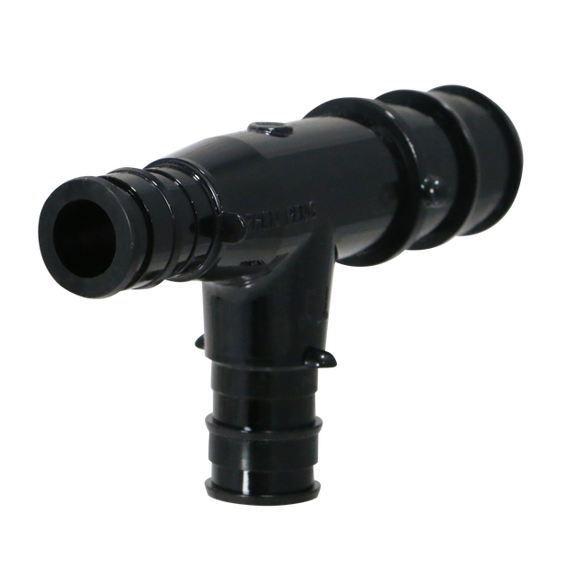 Pex-A Expansion 3/4 Inch x 1/2 Inch x 1/2 Inch Poly Tee, Pex-A F1960 Poly Tee