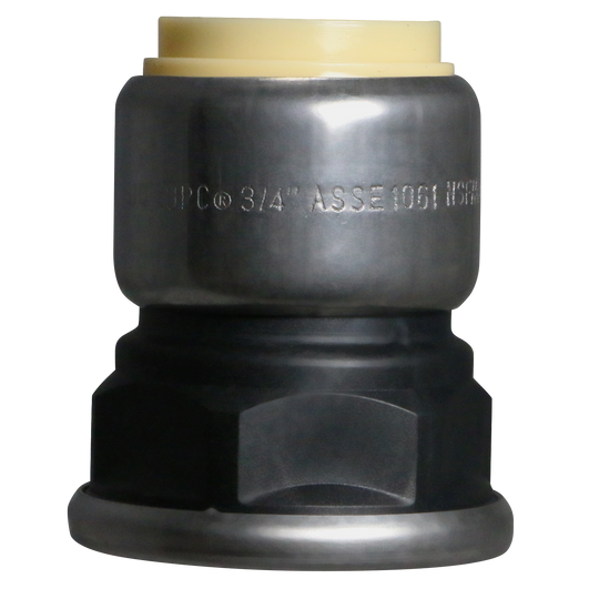 3/4 Inch Push-to-Connect Female Adapter, PPSU, Plastic