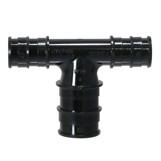 Pex-A Expansion 1/2 Inch x 1/2 Inch x 3/4 Inch Poly Tee