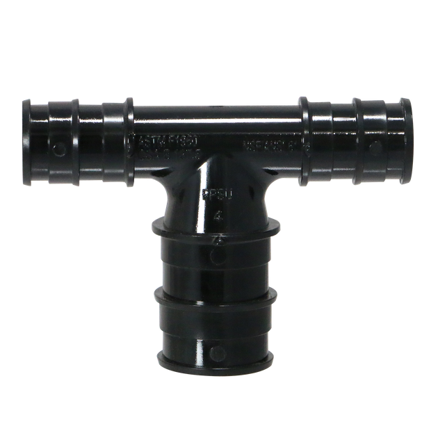 Pex-A Expansion 1/2 Inch x 1/2 Inch x 3/4 Inch Poly Tee