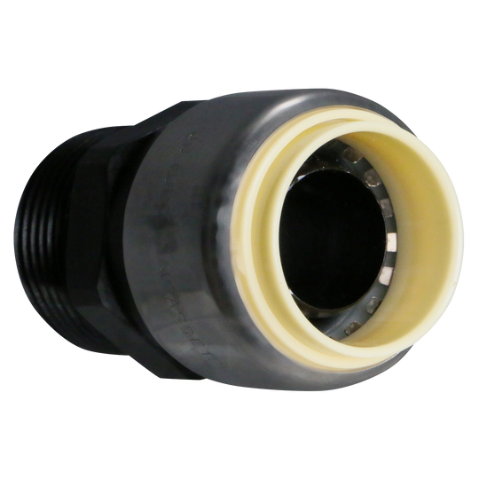 3/4 Inch Push-to-Connect Male Adapter, PPSU, Plastic