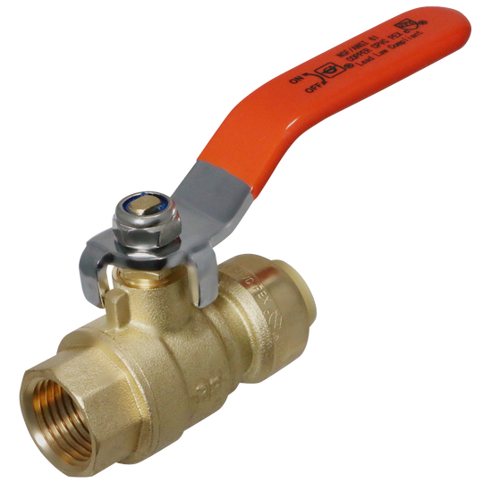 1/2 Inch Push-to-Connect Female Ball Valve