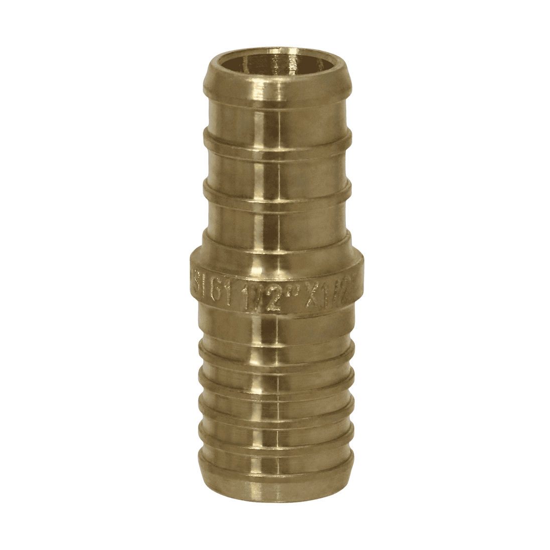 1/2 Inch PEX-B Barb x 1/2 Inch PB (polybutylene) Slicing coupling with ring