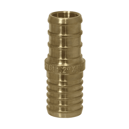 1/2 Inch PEX-B Barb x 1/2 Inch PB (polybutylene) Slicing coupling with ring