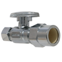 1/2 Inch CPVC x 3/8 Inch OD Compression Straight Valve