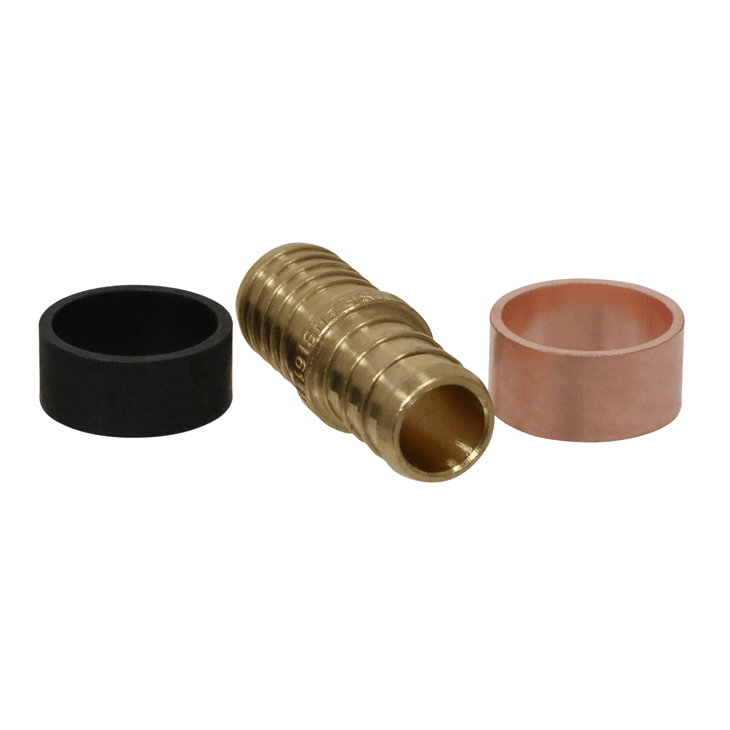 1/2 Inch PEX-B Barb x 1/2 Inch PB (polybutylene) Slicing coupling with ring