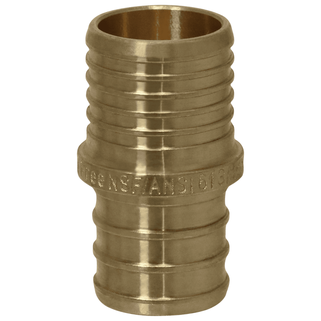 3/4 Inch PEX-B Barb x 3/4 Inch PB (polybutylene) Slicing coupling with ring