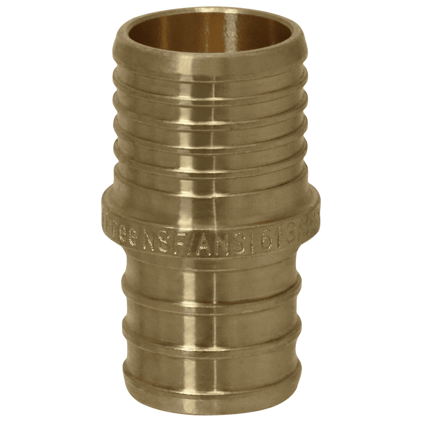 3/4 Inch PEX-B Barb x 3/4 Inch PB (polybutylene) Slicing coupling with ring