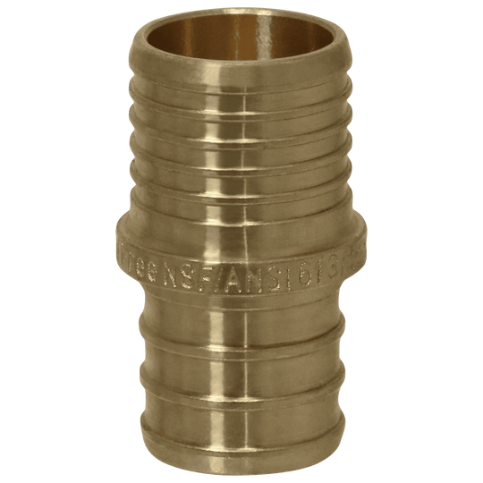 3/4 Inch PEX-B Barb x 3/4 Inch PB (polybutylene) Slicing coupling with ring