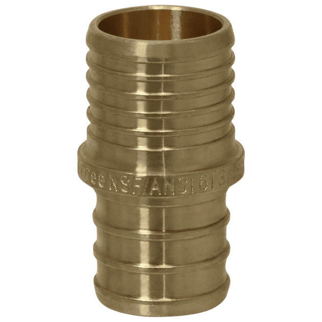 3/4 Inch PEX-B Barb x 3/4 Inch PB (polybutylene) Slicing coupling with ring