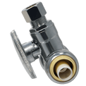 1/2 Push-to-Connect x 1/2 Push-to-Connect x 3/8 OD Compression Tee Valve