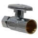 3/8 Inch OD Compression x 1/2 Inch Sweat Straight Valve