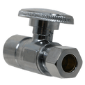 3/8 Inch OD Compression x 1/2 Inch Sweat Straight Valve