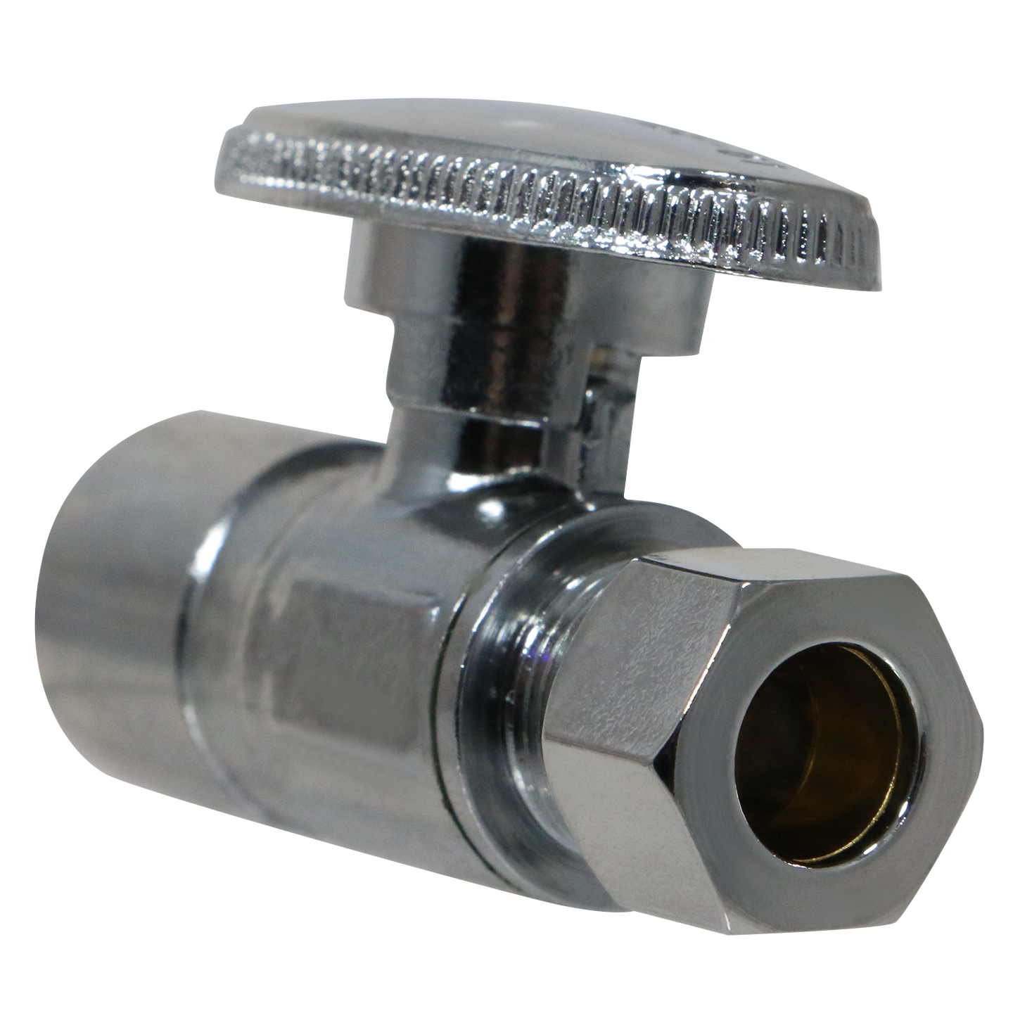 3/8 Inch OD Compression x 1/2 Inch Sweat Straight Valve