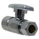 3/8 Inch OD Compression x 1/2 Inch Sweat Straight Valve