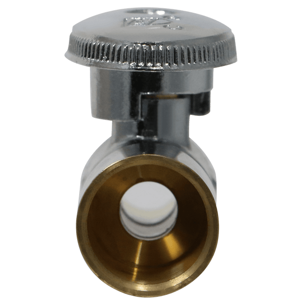 3/8 Inch OD Compression x 1/2 Inch Sweat Straight Valve