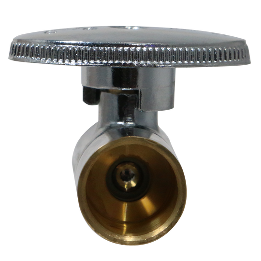 3/8 Inch OD Compression x 1/2 Inch Sweat Straight Valve