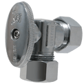 5/8 Inch OD Compression x 5/8 OD Compression Angle Valve