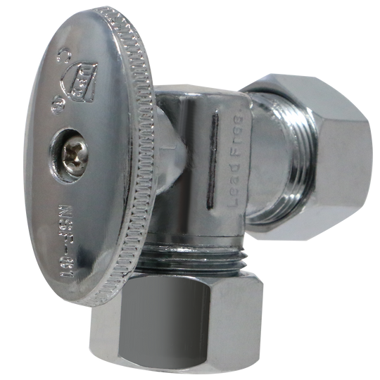 5/8 Inch OD Compression x 5/8 OD Compression Angle Valve