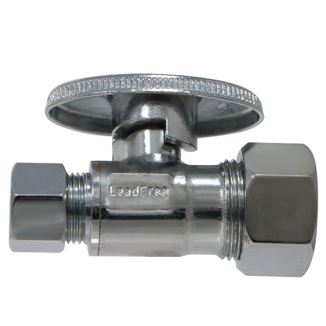 5/8 Inch OD Compression x 3/8 inch OD Compression Straight Ball Valve