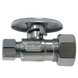5/8 Inch OD Compression x 3/8 inch OD Compression Straight Ball Valve