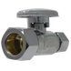5/8 Inch OD Compression x 3/8 inch OD Compression Straight Ball Valve