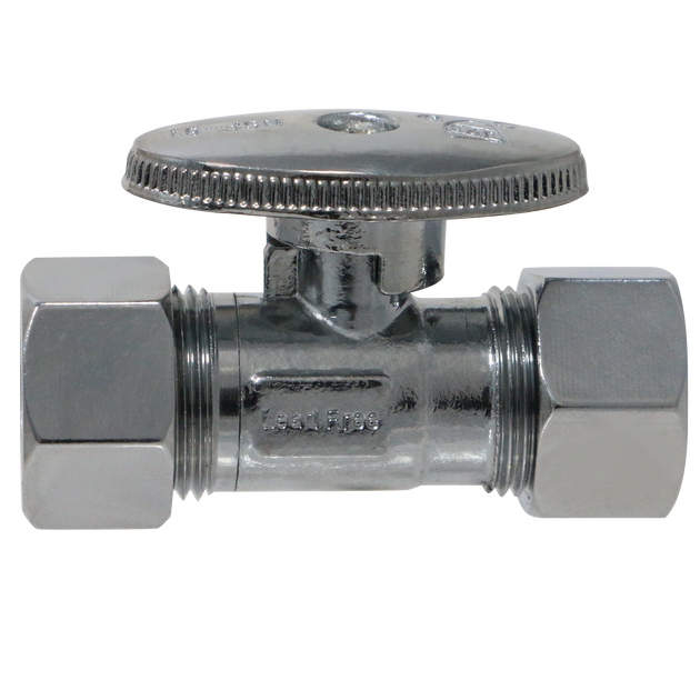 5/8 Inch OD COmpression x 5/8 Inch OD Compression Straight Valve