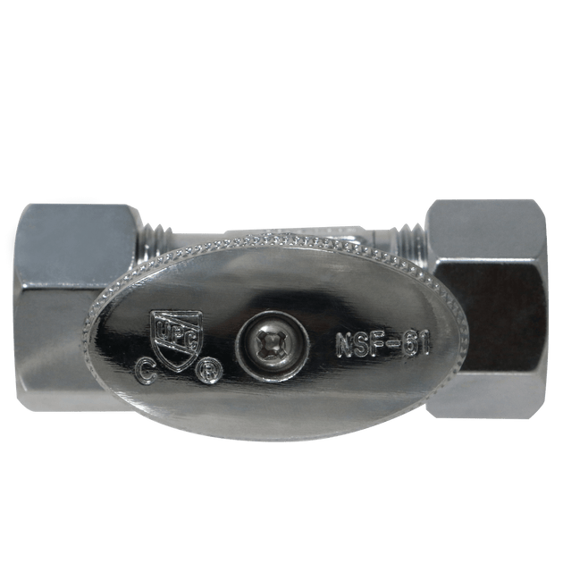 5/8 Inch OD COmpression x 5/8 Inch OD Compression Straight Valve