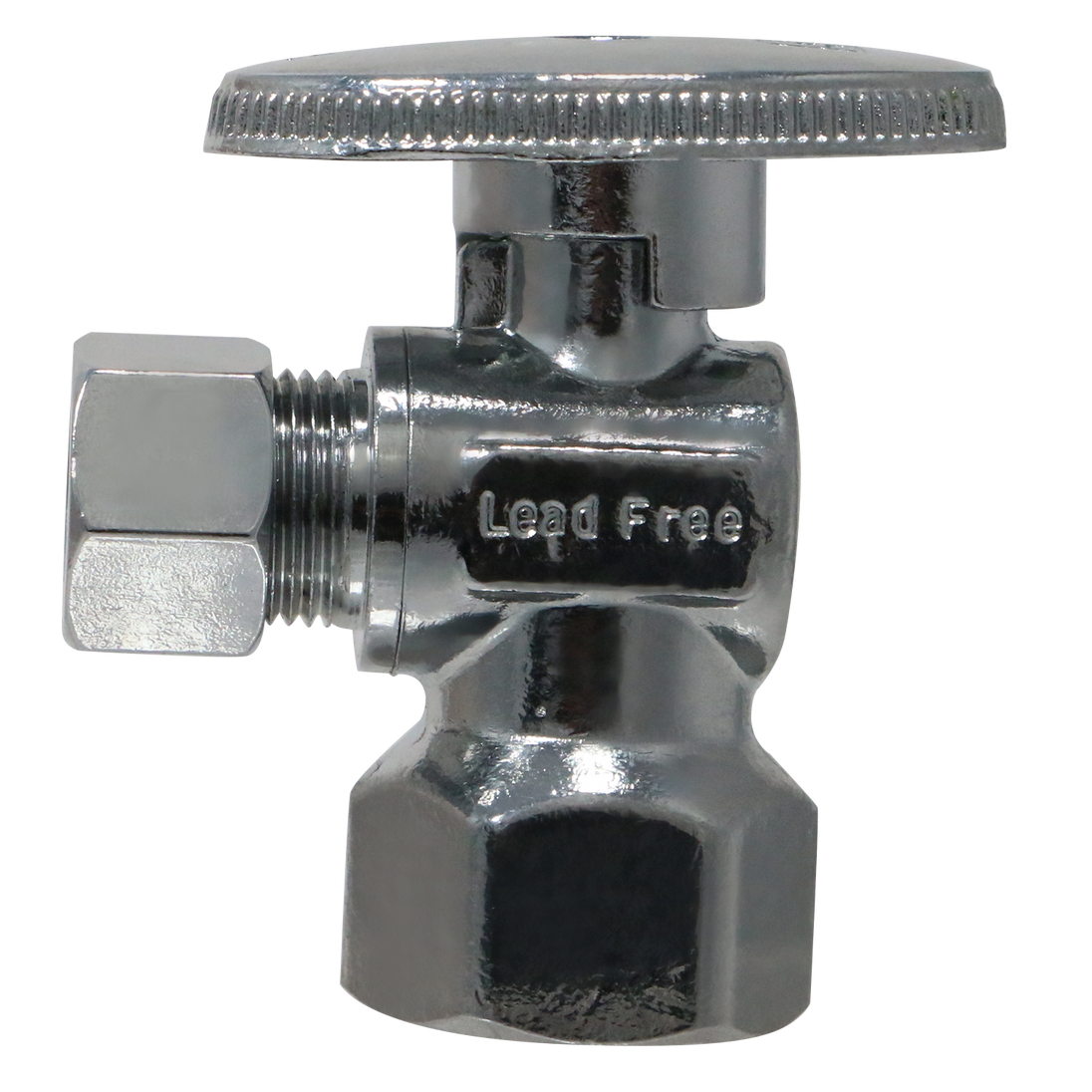 1/2 Inch Female NPT x 3/8 Inch OD Compression Angle Ball Valve