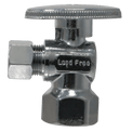 1/2 Inch Female NPT x 3/8 Inch OD Compression Angle Ball Valve