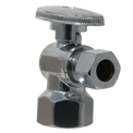 1/2 Inch Female NPT x 3/8 Inch OD Compression Angle Ball Valve