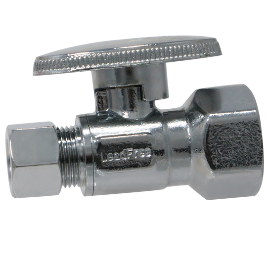 1/2 Inch FNPT x 3/8 Inch OD Compression Straight