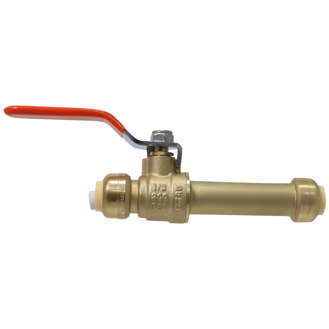 1/2 Inch Push-to-Connect Slip Ball Valve
