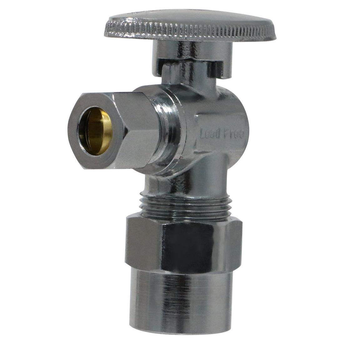 1/2 Inch CPVC x 3/8 Inch OD Compression Angle Valve