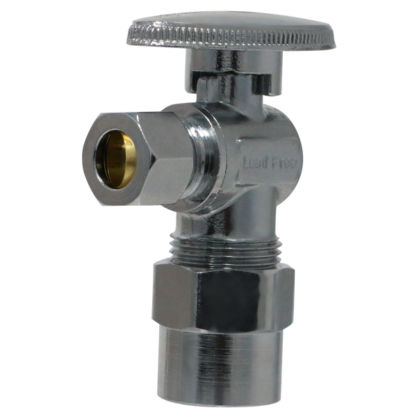 1/2 Inch CPVC x 3/8 Inch OD Compression Angle Valve