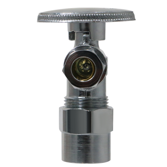 1/2 Inch CPVC x 3/8 Inch OD Compression Angle Valve