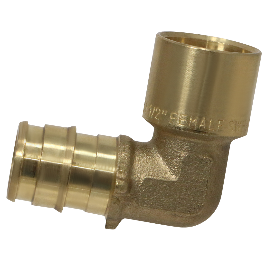 Pex-A Expansion 1/2 Inch x 1/2 Inch Male Elbow Sweat