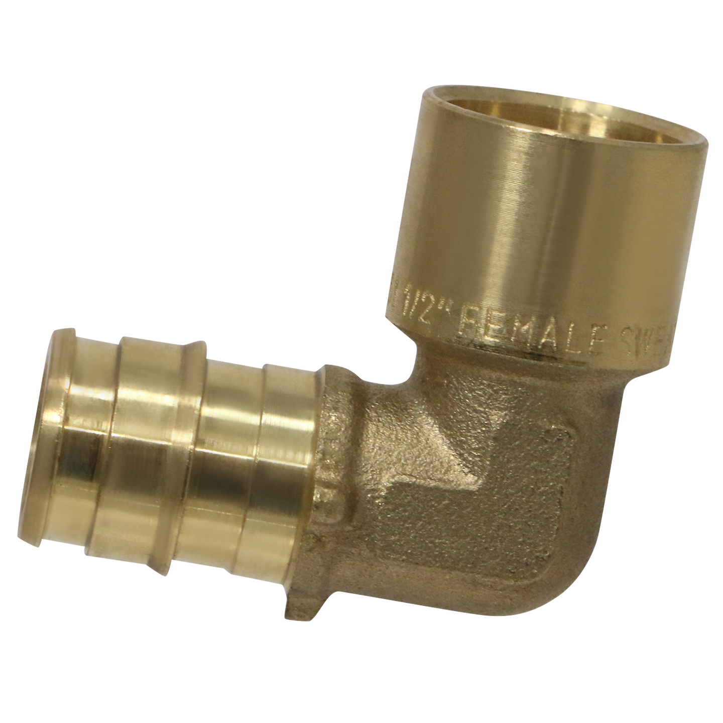Pex-A Expansion 1/2 Inch x 1/2 Inch Male Elbow Sweat